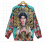 HaluanBali Jaket Bomber | Jaket Bahan Katun Twill | Motif Pop Art Sulawesi