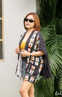 HaluanBali Outer Classic Photocard - E04-0425- Katun Organik