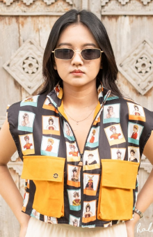 HaluanBali Vest Resleting Photocard - G03-0425 - Katun Organik